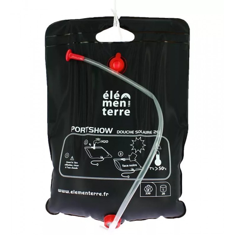 PORTSHOW Douche solaire portable 20 L